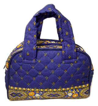 Provence pattern Mini tote bags (cachemire. navy)